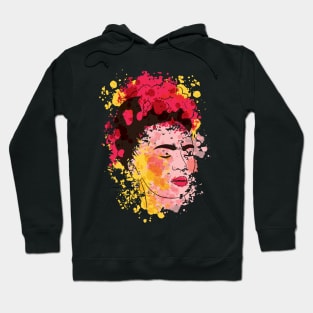 Watercolor Frida Kahlo Hoodie